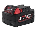 MILWAUKEE 18V BATTERY 5.0Ah LI-ION M18 B5 4932430483