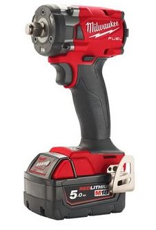 MILWAUKEE 18V SLAGM.SL. M18FIW2F12-502X +HD-BOX + SNELLADER + 2X 18V 5,0Ah ACCU