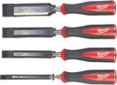 MILWAUKEE STEEKBEITELSET HOUT 4-Delig 4932479897