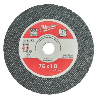 MILWAUKEE SET A 5ST DOORSL.SCHIJF 76X1mm 4932464717