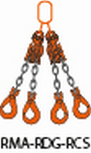 KETTING VIERSPRONG 8mm 5250/3750KG 3MTR MET INKORTKLAUW 2694408-3