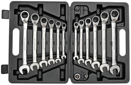 RING RATCHET SOCKET WRENCH SET SW8-19mm 16-D R07203016, 3300060 *A*