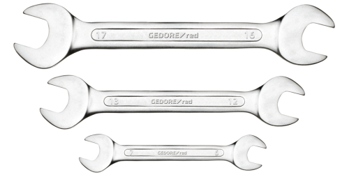 GEDORE-RED STEEKSLEUTELSET KORT 6-17mm 6-dlg. R05125006 - 3300958