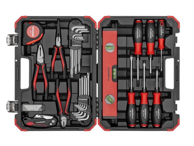 GEREEDSCHAPSET 43-D. SCH.DR.+ TANGEN R38003043, 3300190 *A*