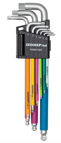 HAAKSE STIFTSL.SET IN 1,5-10mm MULTICOLO R36601009, 3301332 9-delig *A*