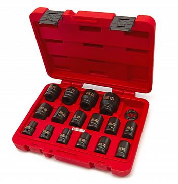 POWER SOCKET SET 1/2" 16-PIECE 10 - 30mm