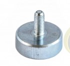 POTMAGNEET F32AG M/STIFT M4X8mm VERZ. TREKKRACHT 8,0KG Ø32mm h=7mm
