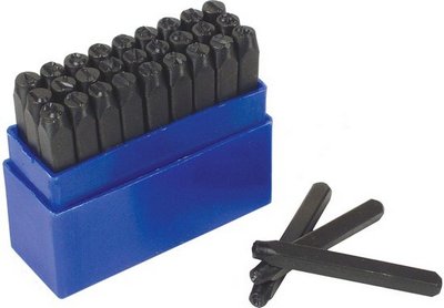 SLAGLETTERSET A-Z 4mm 