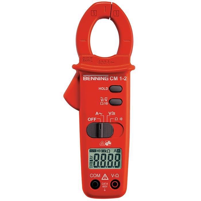 AMPER PLIERS BENNING CM 1-2 CLASS 3 400A AC AND 600V AC/DC