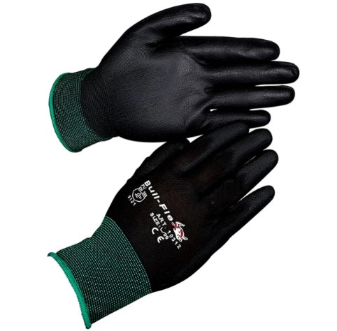 BULLFLEX HANDSCHOENEN PU/NYTRYL MT.11 XXL ZWART (ds 240 pr) 10312