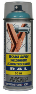 SPB a 400ml. KLEURLAK 7118 RAL 5018