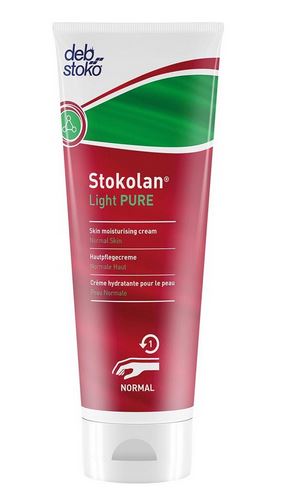 100ml Tube Hand Cream Deb Stoko Light Pure Skin Care
