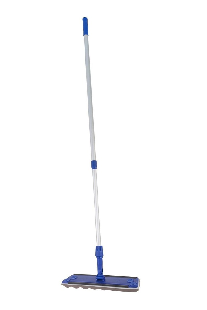 BLUE ALUMINUM MOP HANDLE 1400 X 23mm WITH 3 HOLES FOR MOP CLAMP
