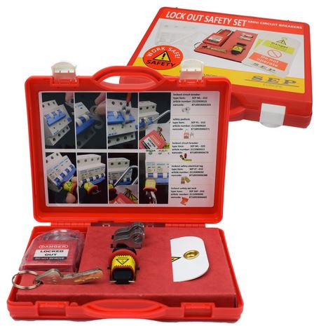 LOCKOUT SET IN KOFFER SEP SAF-010 *A* 
