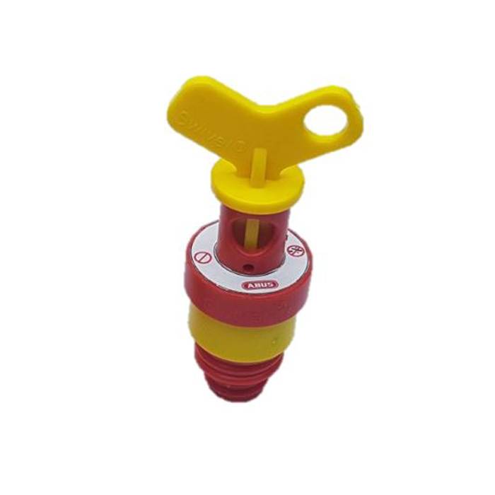 ABUS LOCKING SCREW FUSE E27 or E33 (DIAZED DII+DIII) + LOCK HOLE