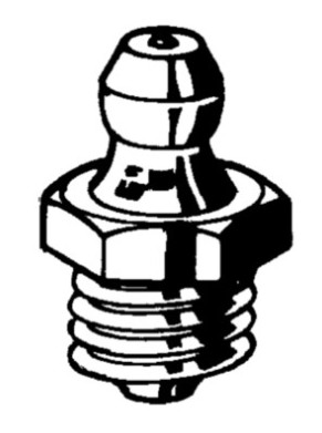 LUBRICATION NIPPLE 180° GALCONNECTED STEEL M8x1