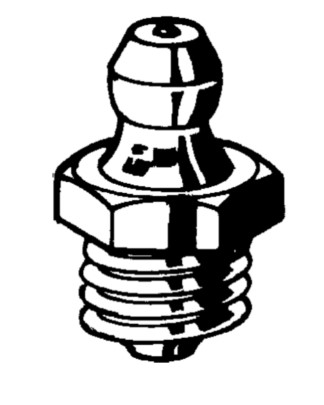 LUBRICATION NIPPLE 180° GALCONNECTED STEEL M6x1