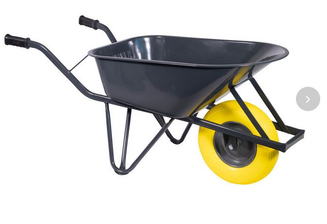 KRUIWAGEN 80L MET SOFT WIEL FOAM ANTI LEK