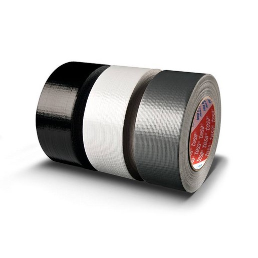 ROL DUCT-TAPE TESA 74613 ZWART 50mmx50M 
