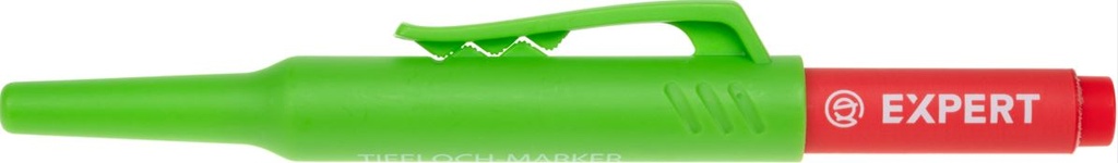 DIEPGAT MARKEERSTIFT ROOD 25mm DIEP MET NIEUWE DOP