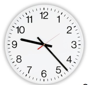 WALL CLOCK Ø400mm WIRELESS WHITE HOUSING GREY RAL9002