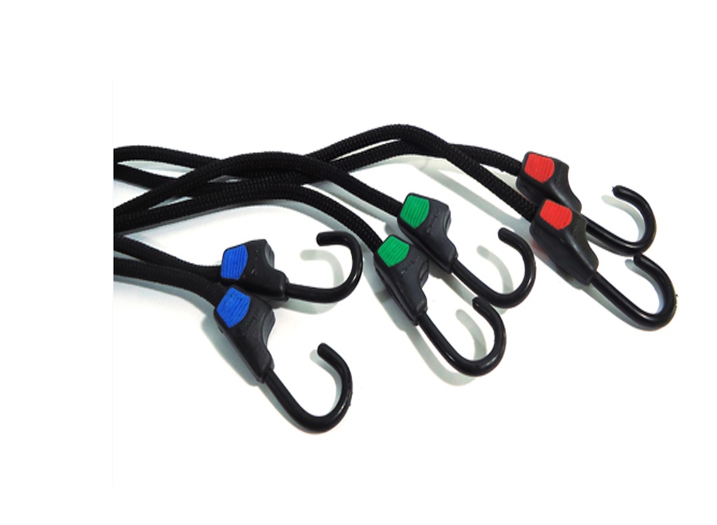 TENSIONER SET BUNGEE-EXTRA STRONG 2X60CM + 2X80CM + 100CM