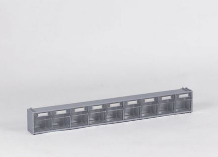 KANTELBAK ELEMENT MET 9 BAKJES MBT 9-7 BxDxH 600x68x76mm KOPPELBAAR