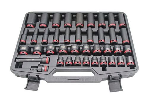 POWER SOCKET SET 40-PIECE 1/2" 9-30mm SHORT + LONG >> SALE TS << AT3032