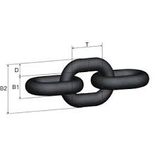 HIJSKETTING 16mm 16x48 GRADE-100 VEILIGE WERKLAST : 10.000kg 2610016