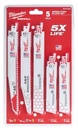 MILWAUKEE SAWZALL RECIPROZAAGBLADENSET AX, TORCH, WRECKER, 5 stuks 49222205
