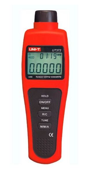 UNI-T TACHOMETER UT-372 CONTACTLOOS 10 TOT 99,999 RPM