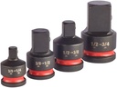 MILWAUKEE SHOCKWAVE™ IMPACT DUTY KRACHTVERLOOP SET 4-Delig 4932480356