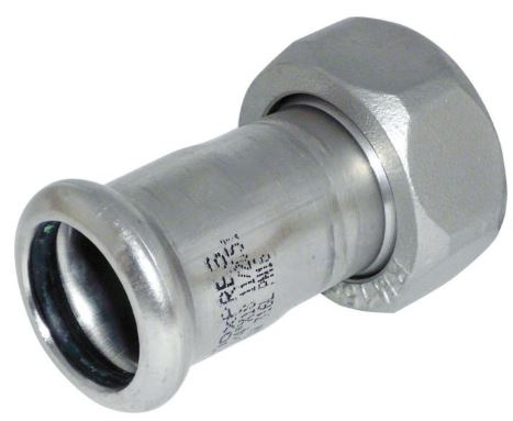 RM RVS-316L PERSFITTING FIG. 183 EPDM KOGELKRAAN KOPPELING 3/4" x 22