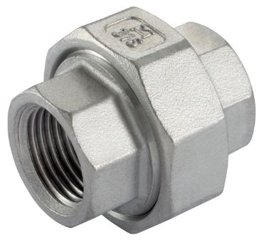 RVS 3-DLG KOP. 1.1/2" bi-bi BSPT-BSP RVS AISI 316 3DLG340 HU-112