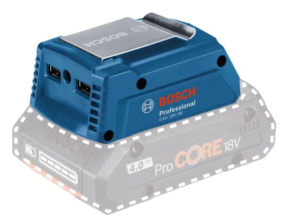 BOSCH USB ADAPTER v. 18V ACCU GAA 18V-48 SOLO DOOS 0.618.800.0L6
