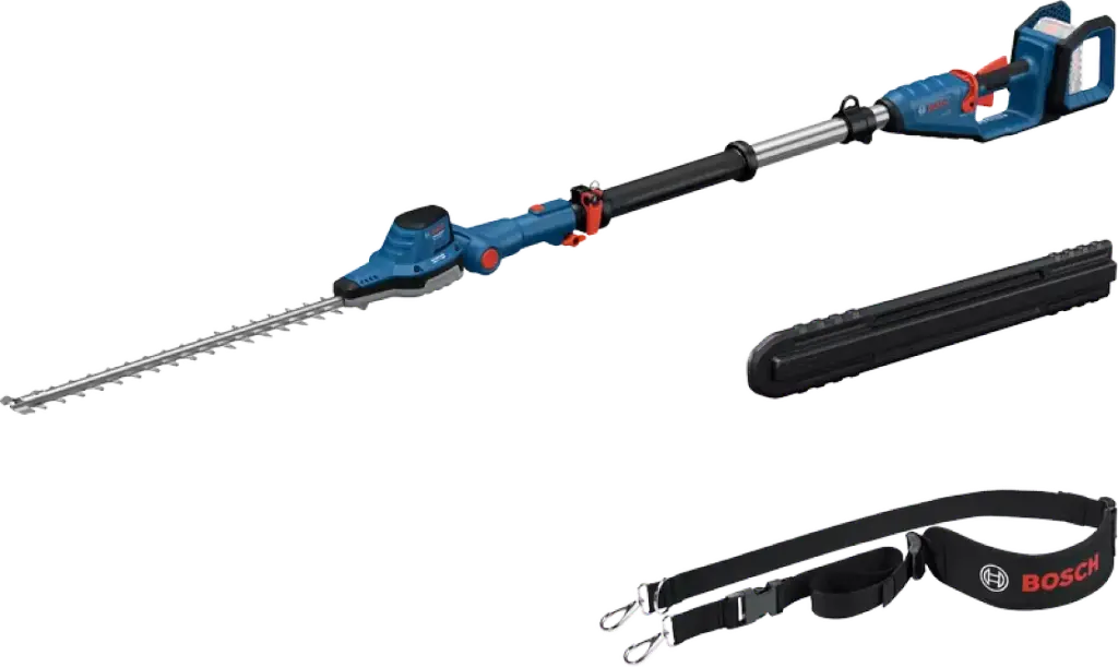 BOSCH PRO GHE 18V-50 T ACCU HEGGENSCHAAR MET TELESCOOPSTEEL 2,5mtr IN DOOS 06008D5000