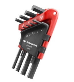 FACOM VERSTELBAAR PENSLEUTEL SET 117B 20-100mm MET 4 SET'S PENNEN