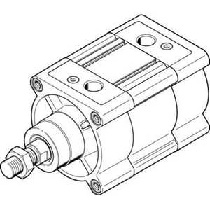 FESTO CILINDER DSBC-100-50-PPVA-N3 1384806 MET INSTELB. DEMPING
