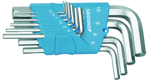 ALLEN KEY set H42-10 10-piece 1.3-10mm 1505408
