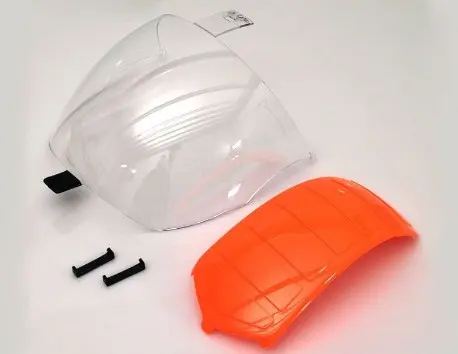 SPARE VISOR FOR 662540 HELMET WHITE/ORANGE 662541