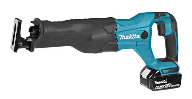 ACCU RECIPROZAAGMACH. DJR186RTE 18V INCL LADER EN 2X5,0 Ah IN MBOX