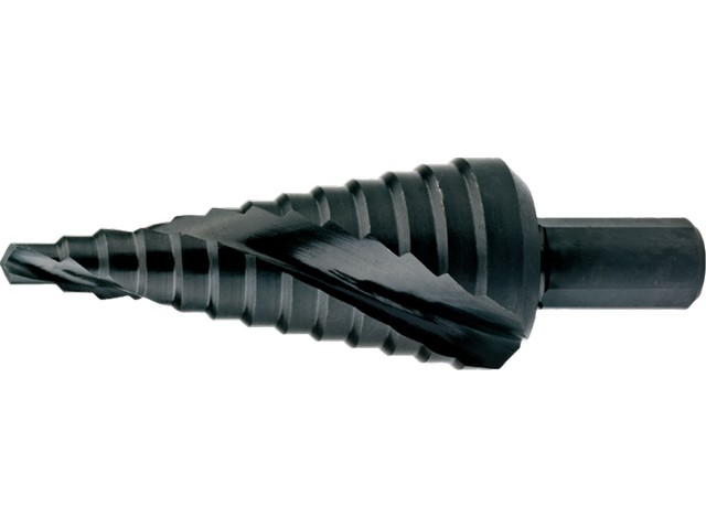 TRAPPENBOOR 4-20mm (schacht 8mm) HSS GESPIR.GENITREERD 44.130.0200 * ZIE: 44.115.0100 !