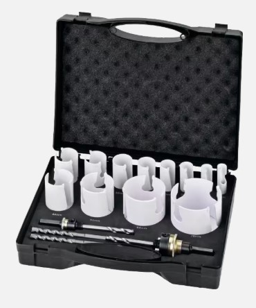HOLE SAW SET HM 12DLG 16-76MM MULTI-PURP. 69.130.1201