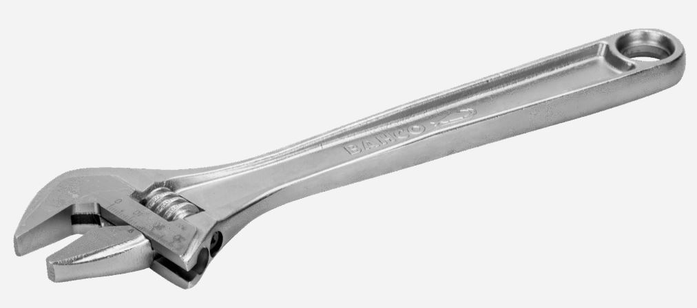 BAHCO SCHROEFSLEUTEL 6" 8070 C VERCHROOMD MAX. SLEUTELWEIDTE  20mm L=155mm