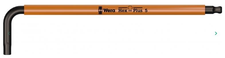 WERA INB.SL. 950 SPKL 5,0MM MULTICOLOUR 05022202001