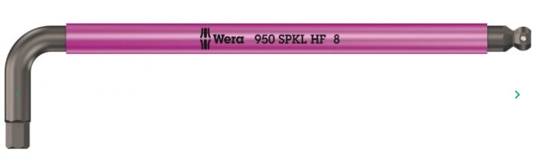 WERA INB.SL. 950 SPKL 8,0MM MULTICOLOUR 05022204001