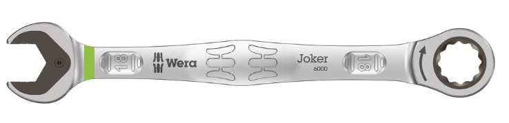 WERA 6000 JOKER RING RATCHET WRENCH 18MM