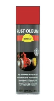 RUST-OLEUM HARD HAT 2166 TOP COAT TRAFFIC RED RAL 3020