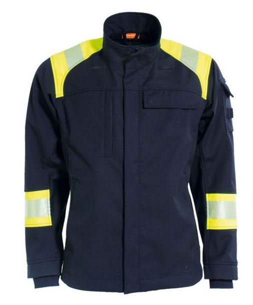 SOFTSHELL JACKET STRETCH FLAME RETARDANT 603295 YELLOW/NAVEL 94 MAT: 3XL