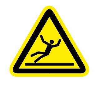 PLASTIC TRIANGLE SIGN 200mm 3522 "SLIP" PIC.